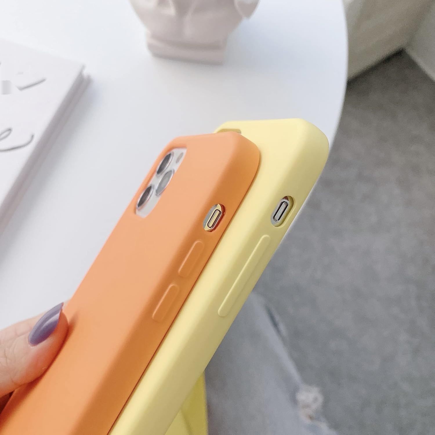Bakicey Etui na iPhone 12 Pro Max, z tasiemką i sznurkiem, czarne