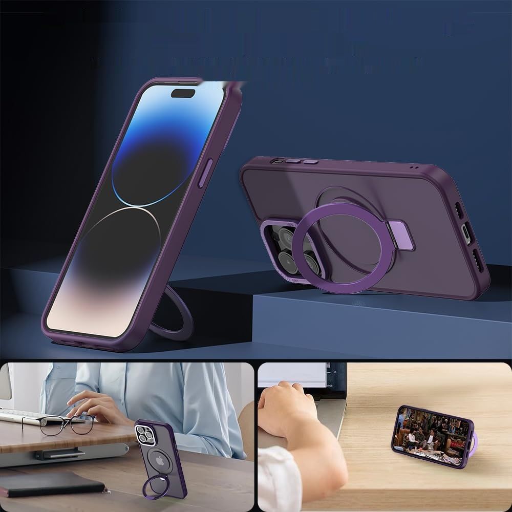Magnetyczne etui do iPhone 14 Pro Max 6,7&quot; kompatybilne z MagSafe.