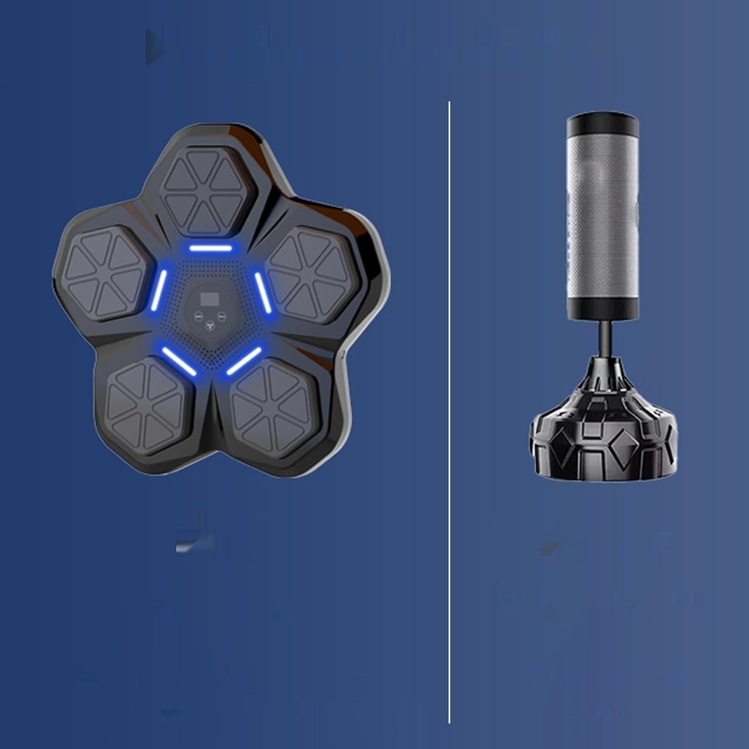 Kensbro Music Boxing Machine, Bluetooth, LED, 9 trybów, TPR, 2h bateria