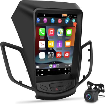 NHOPEEW Radio 2GB+32GB dla Ford Fiesta 2009-2016 z Carplay, 9.7&quot; Ekran.