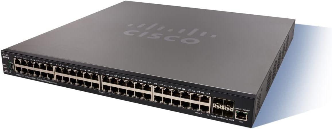 Cisco SX350X-52-Port 10GBase-T Przełącznik (SX350X-52-K9-UK)