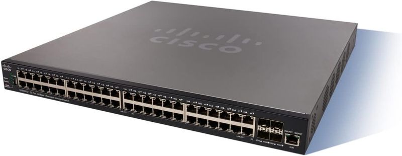 Cisco SX350X-52-Port 10GBase-T Przełącznik (SX350X-52-K9-UK)