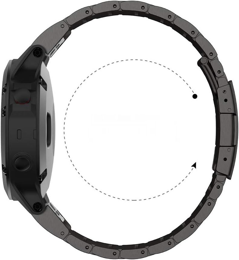 ANBEST bransoletki Fenix 7X/6X Pro/5X Plus, 26mm tytanowy