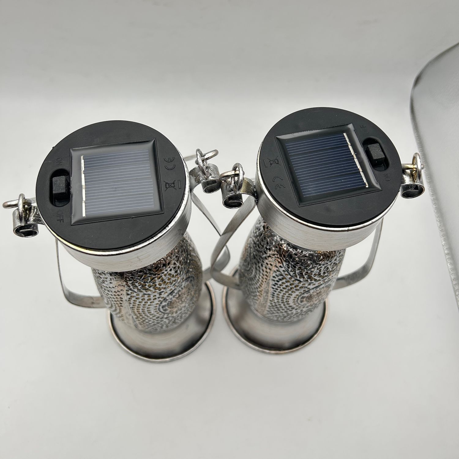 Gadgy Latarnia solarna orientalna | 2 sztuki | Lampa LED IP65 Metal