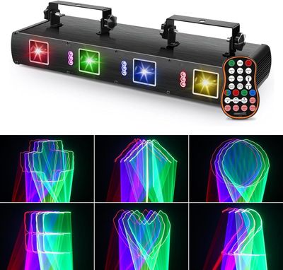 UKing DiscoLicht 30 W RGB Stroboskop Oświetlenie Dyskotekowe DMX