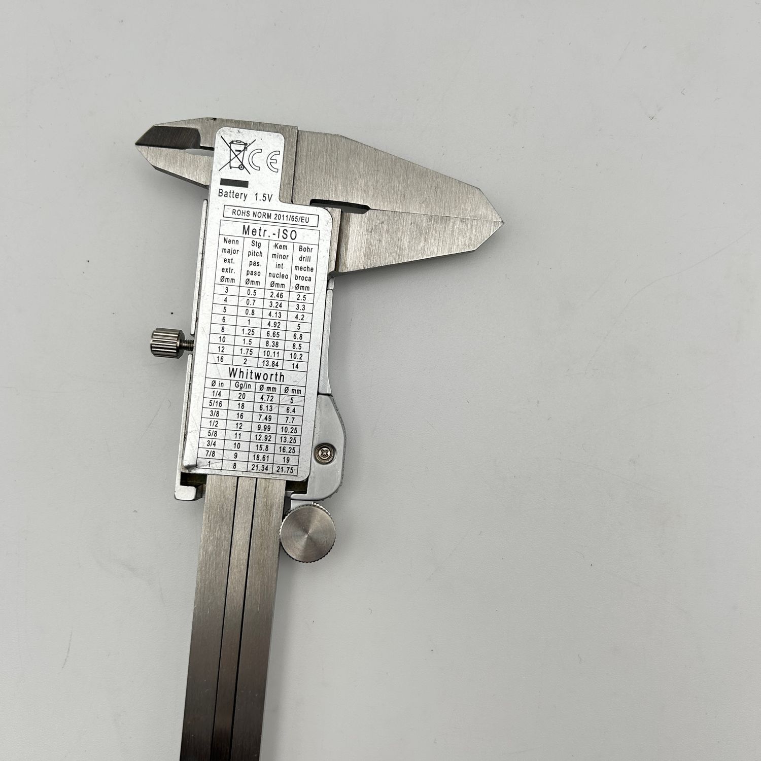 Proster Suwmiarka Cyfrowa 6 cali/150 mm + 32 Blaszki Czujnikowe