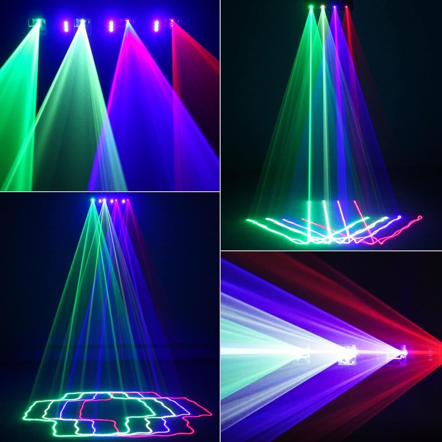 UKing DiscoLicht 30 W RGB Stroboskop Oświetlenie Dyskotekowe DMX