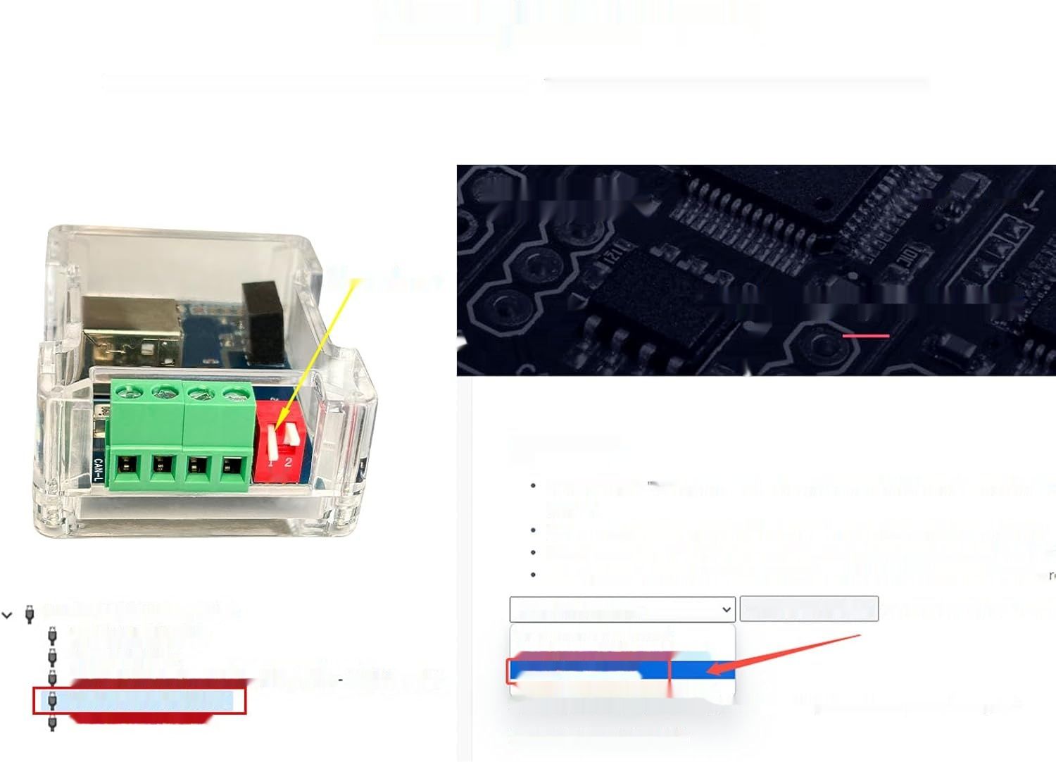 DSD TECH SH-C30G izolowany adapter USB CAN oparty na Canable.