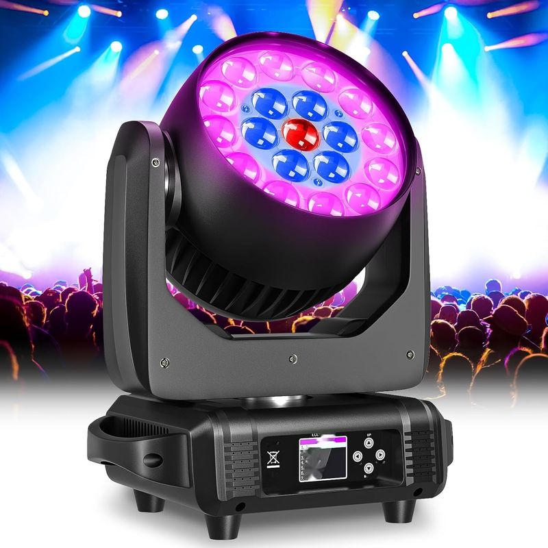 19 x 15W Lyra LED RGBW DMX Beam Wash Efekty Świetlne DJ DMX Sceniczne