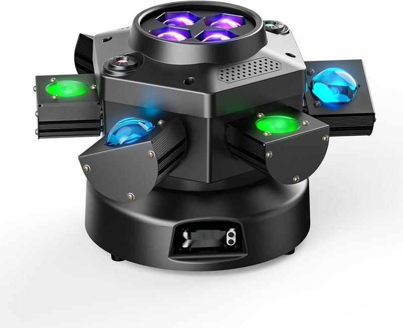 180W Ruchoma Głowica LED RGBW Partylicht Reflektor DMX512 LED Sceniczne
