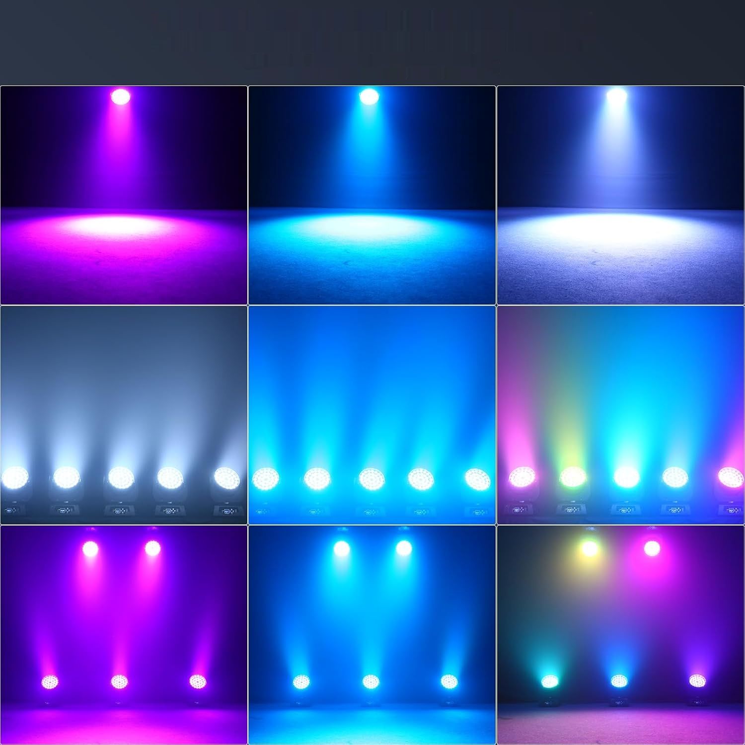 Ruchome Głowy LED Światła DJ 36x10W RGBW Zoom Beam Wash DMX512 Disco