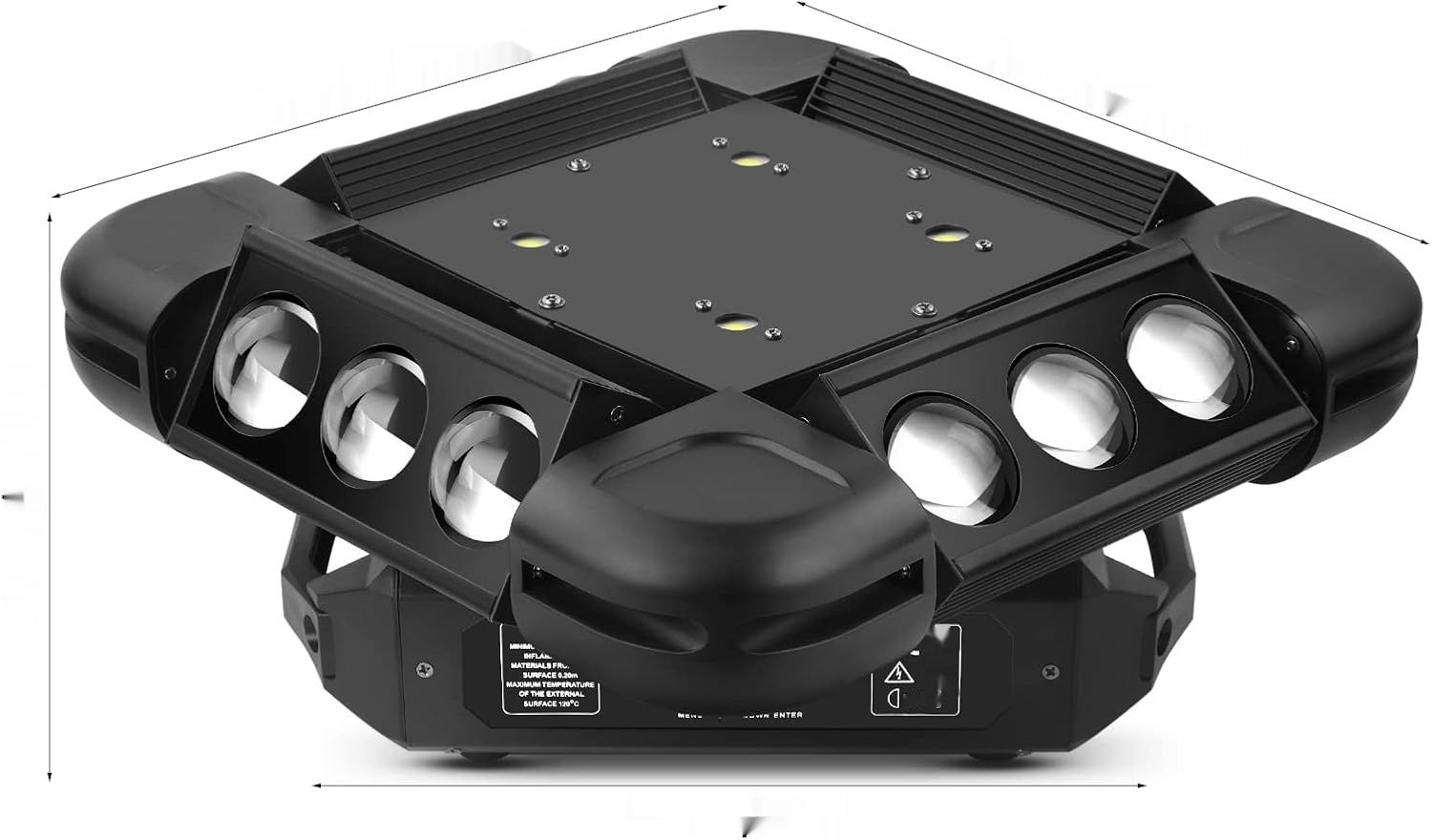 Moving Head 150W RGBW światło dyskotekowe oświetlenie DMX512 dla DJ-ów