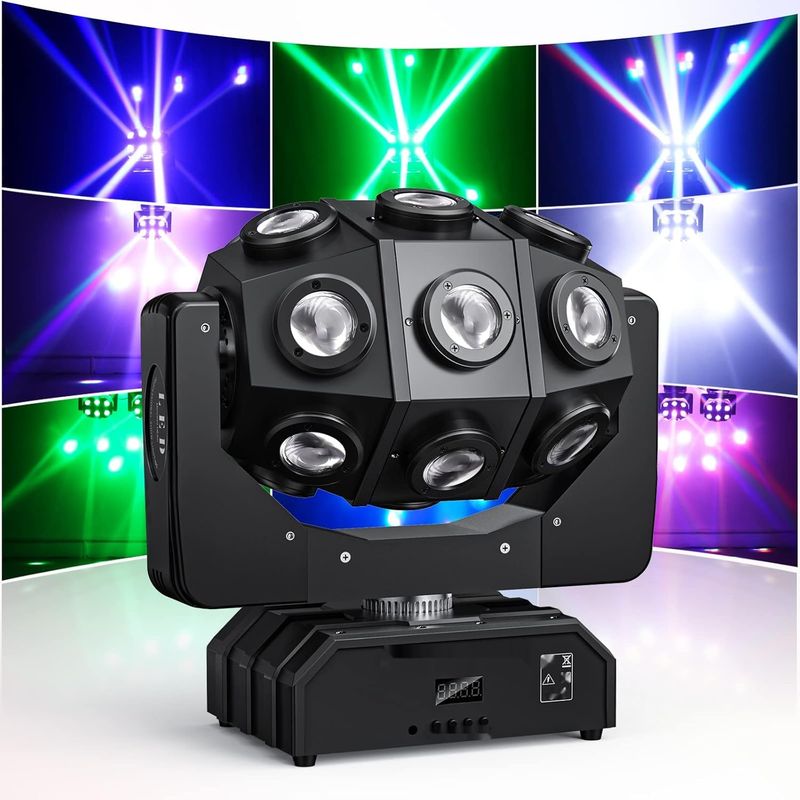 Moving Head 180 W LED Disco Light to wszechstronne oświetlenie RGBW.