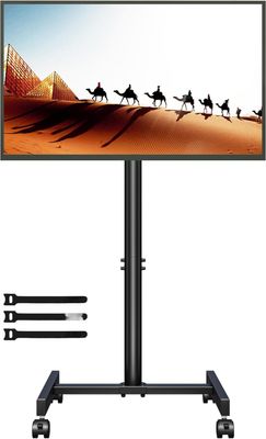 BONTEC Stojak na TV 13-49&quot;, mobilny, max 20 kg, VESA 200x200 mm, na kółkach.