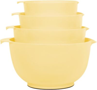 BoxedHome Zestaw Misek do Mieszania 4-częściowy (Żółty)