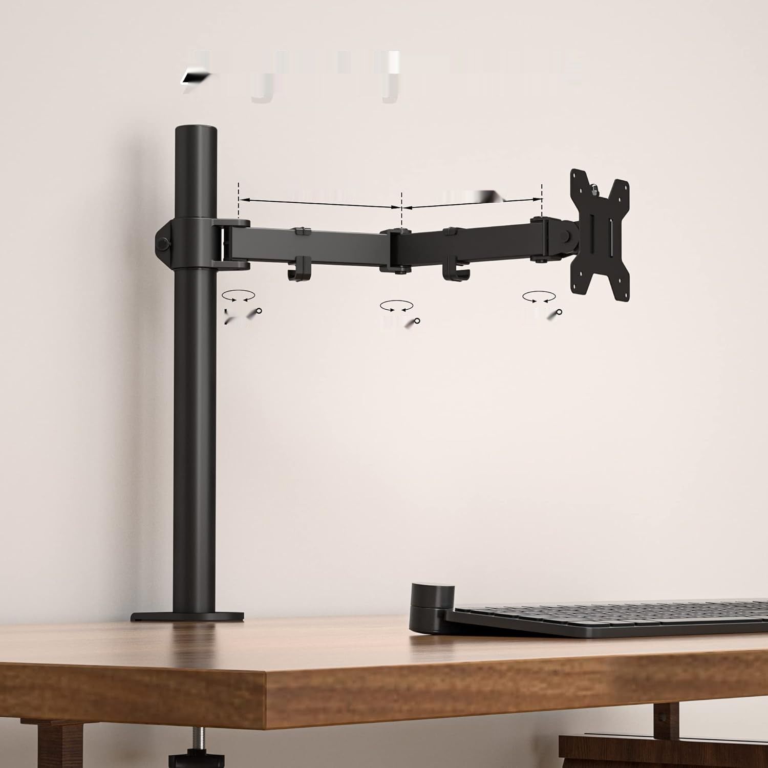Potrójny uchwyt na biurko do monitora LCD LED 13”-32”