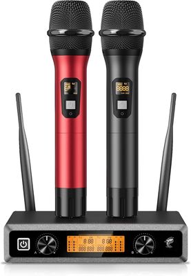 TONOR TW820 UHF Profesjonalny Podwójny Mikrofon Bezprzewodowy, 60 m