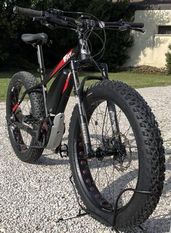 Fincci Fatbike 2 opony rowerowe 26 x 4,0 cala – składane opony MTB 100-559 do rowerów