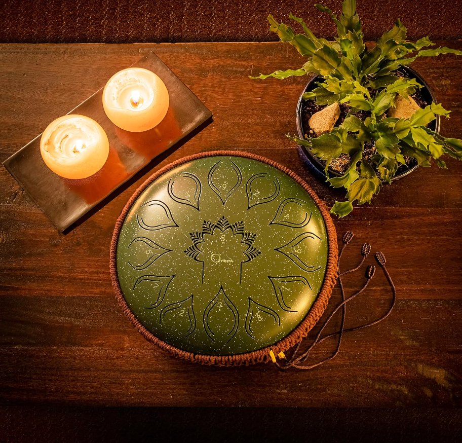 STALOWY BĘBEN JĘZYKOWY TONGUE DRUM BĘBEN TARCZOWY