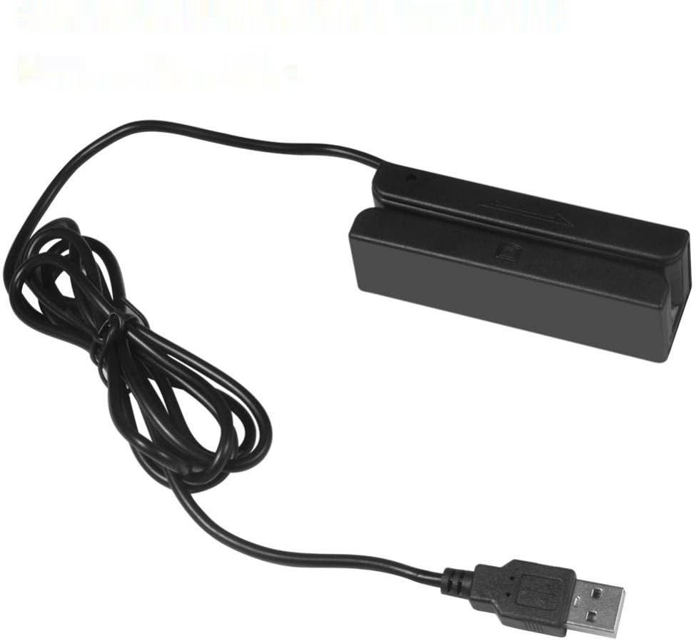 Przenośny czytnik kart MSR90 USB, czytnik kart magnetycznych z trzema ścieżkami