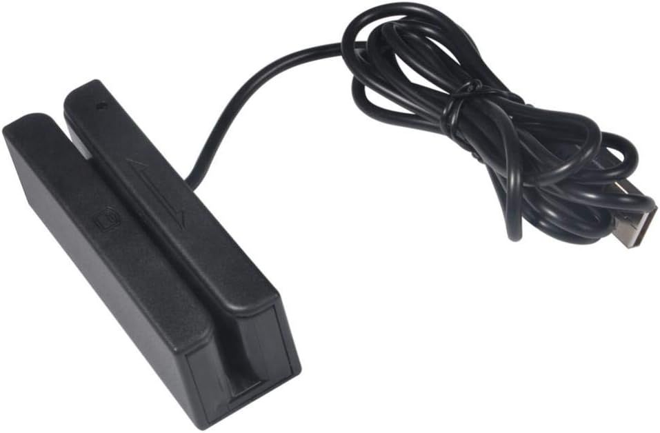 Przenośny czytnik kart MSR90 USB, czytnik kart magnetycznych z trzema ścieżkami