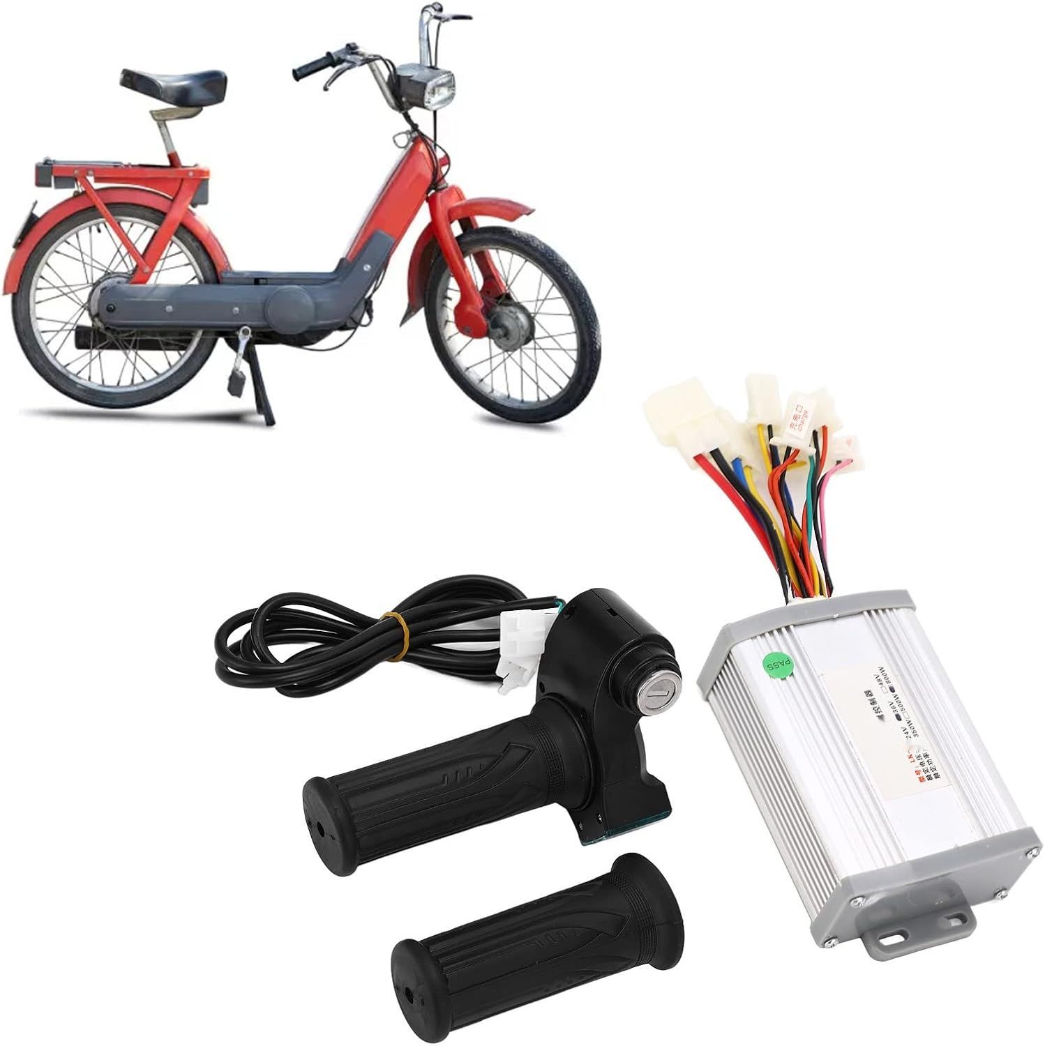 Zestaw do Kręcenia Silnikiem Rowerowym 36V 800W z wyświetlaczem.