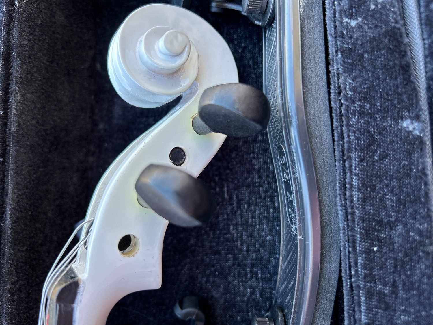 Vangoa 4/4 Skrzypce Concerto Violin z Futerałem, Biały