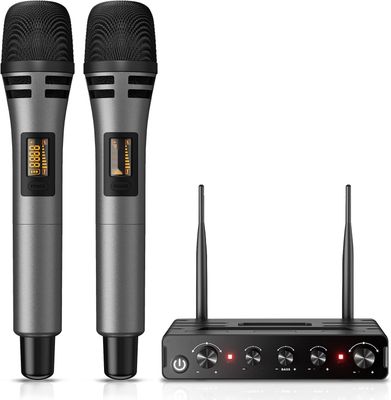 TONOR Profesjonalny zestaw mikrofonów UHF TW350 Szary