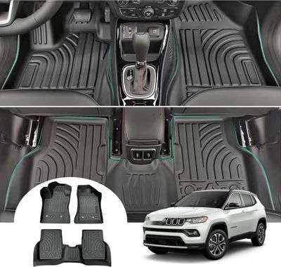 GAFAT Jeep Compass II MP 4XE Hybrid Facelift 2017-2023 dywaniki, 3D skan