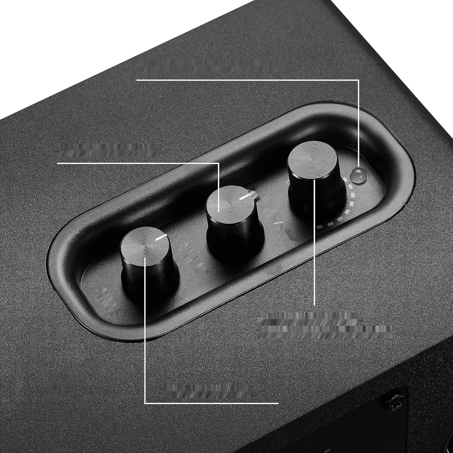 Sanyun SW208 3&quot; Aktywne Głośniki Bluetooth 5.0, 60W, DAC 24-Bit, Czarny