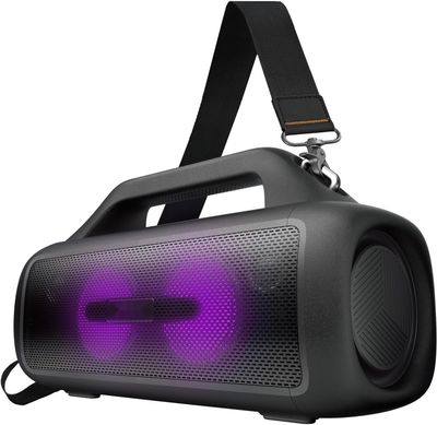EarFun UBOOM X głośnik Bluetooth, 80 W, JumboBass, 30h, IP67, RGB, BT 5.3