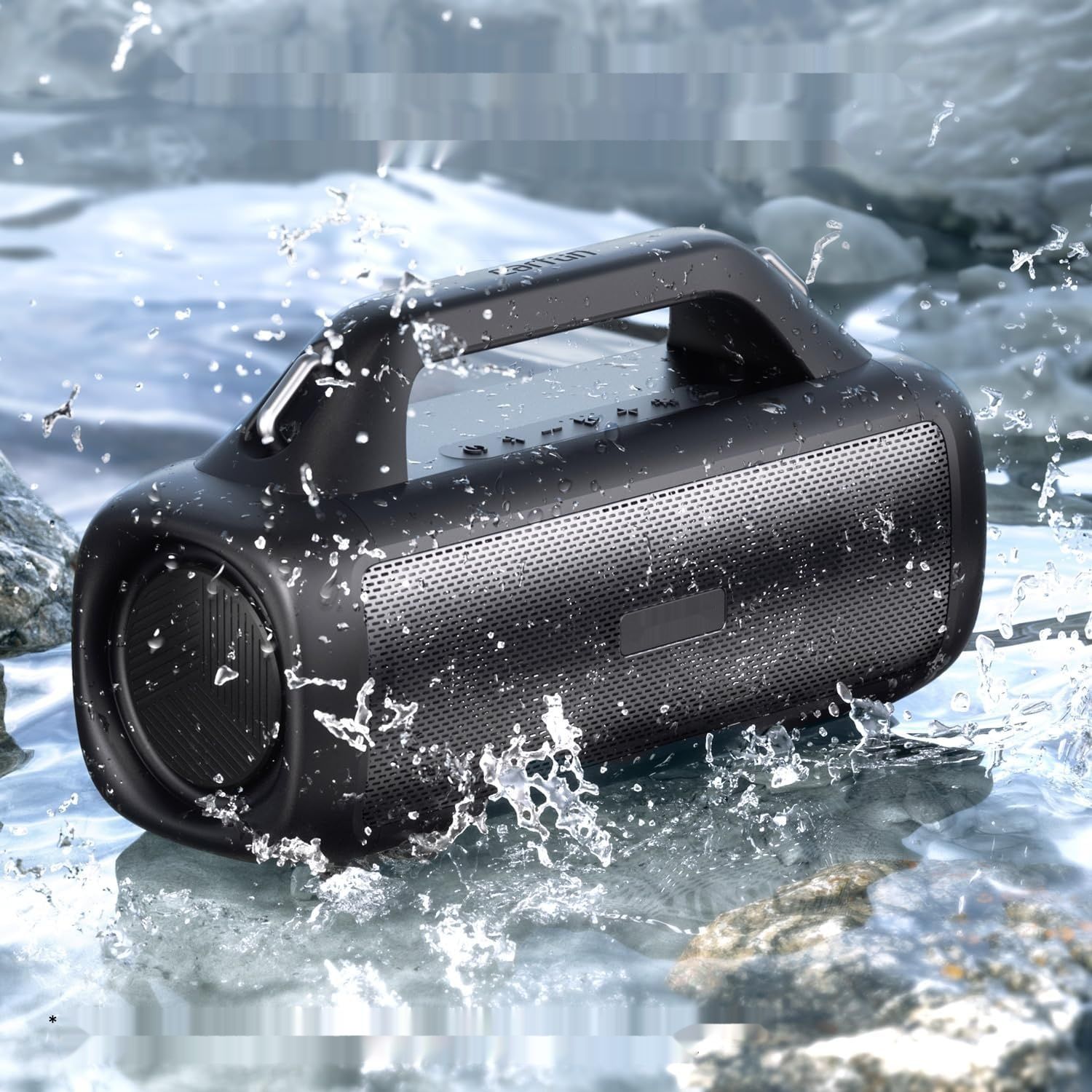 EarFun UBOOM X głośnik Bluetooth, 80 W, JumboBass, 30h, IP67, RGB, BT 5.3