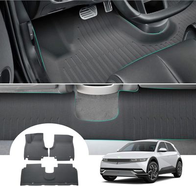 GAFAT Hyundai Ioniq 5 2021-2024 dywaniki samochodowe, 3D TPE, wysoka krawędź