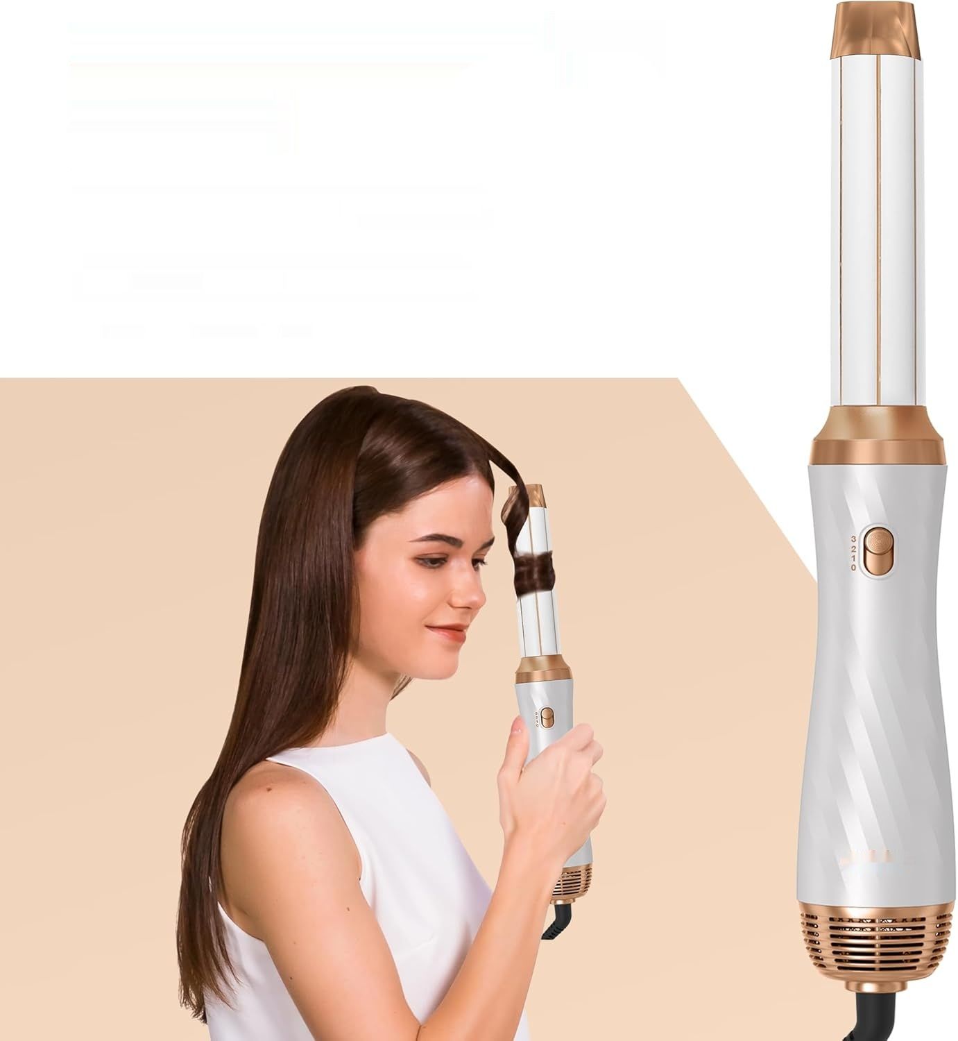 Hot Air Styler UKLISS 6-w-1, Gorący Szczotka Suszarka, Negatywny Jonowy
