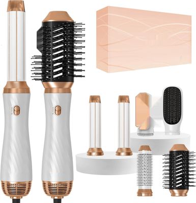 UKLISS 6 w 1 Stylizator do Włosów, Suszarka 1000 W z Okrągłą Szczotką
