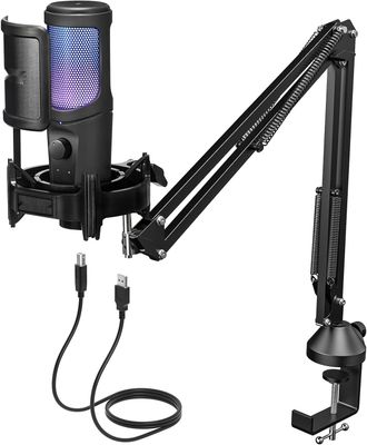 TONOR RGB Mikrofon TC40 RGB do Gier, Podcastów, Streamingu, PC, PS4/5.