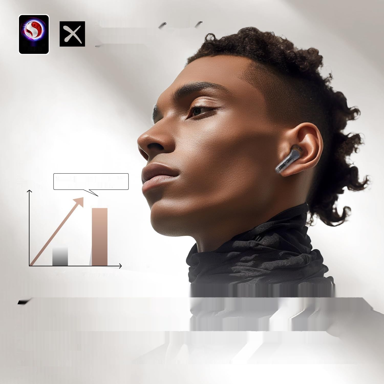 SoundPEATS Air4 Pro Słuchawki Bluetooth 5.3 ANC, 6 mikrofonów, 26 godzin