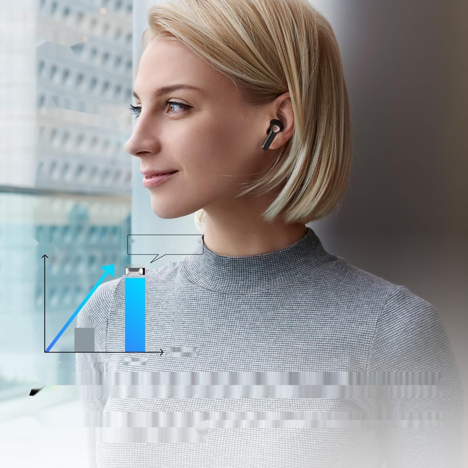 SoundPEATS Air4 Lite Słuchawki Bluetooth 5.3, Hi-Res, LDAC, 30h, Aplikacja