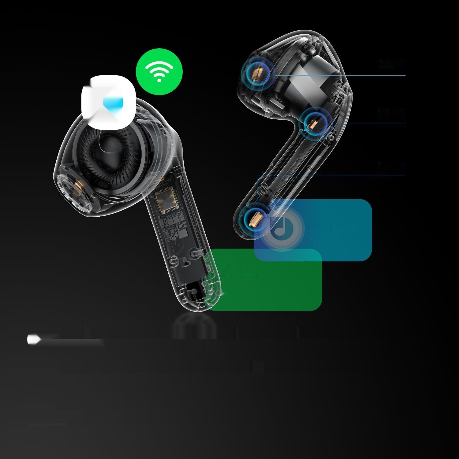 SoundPEATS Air4 Lite Słuchawki Bluetooth 5.3, Hi-Res, LDAC, 30h, Aplikacja