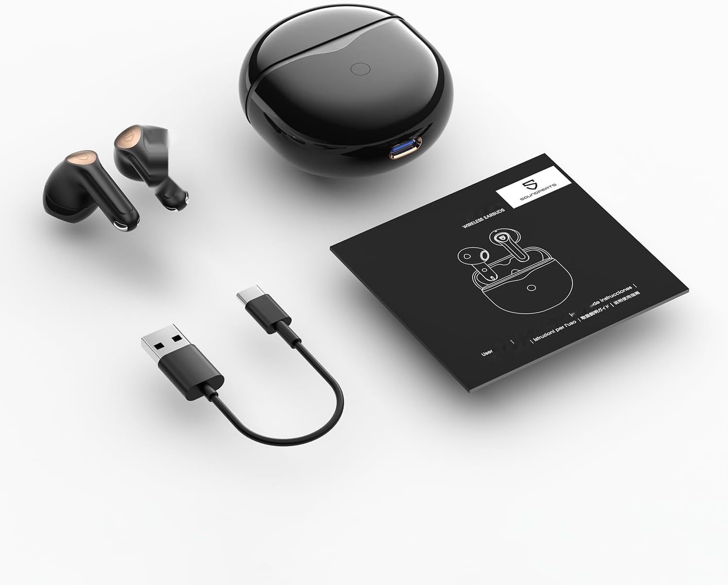 SoundPEATS Air4 Lite Słuchawki Bluetooth 5.3, Hi-Res, LDAC, 30h, Aplikacja