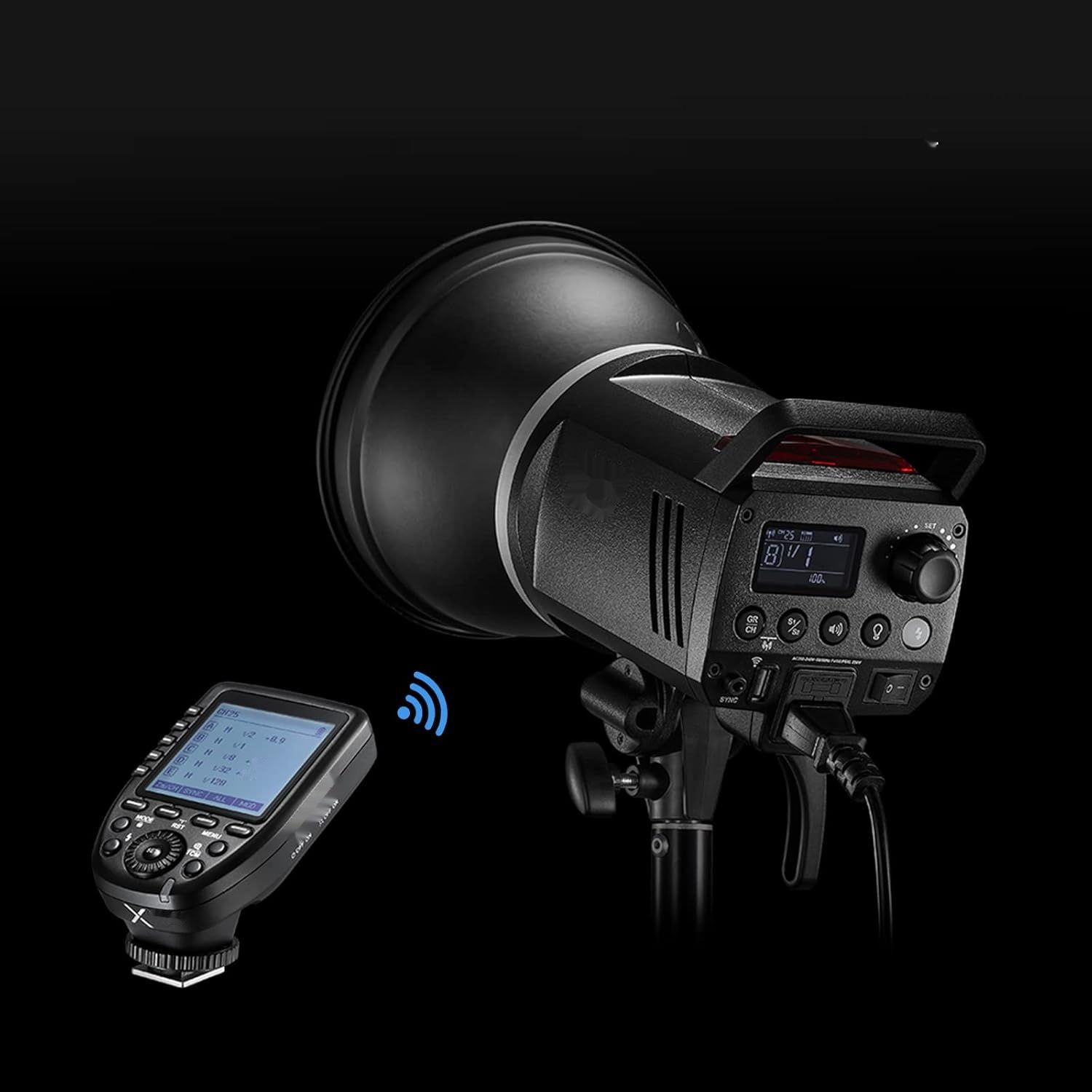 Godox MS200V 200W Lampa Błyskowa, GN53 5800K, 2.4G X, Bowens, 0,1-1,3s
