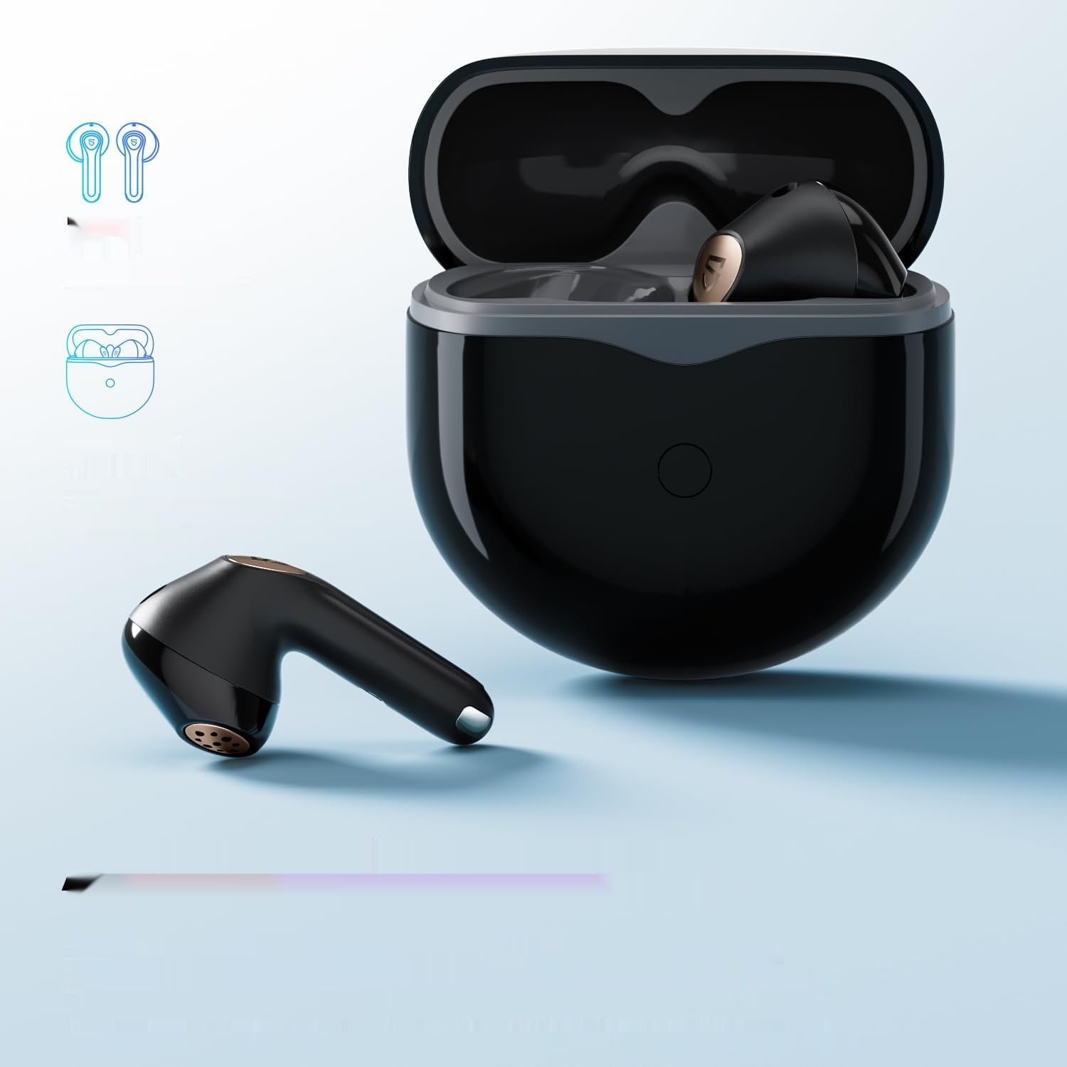 SoundPEATS Air4 Lite Słuchawki Bluetooth 5.3, Hi-Res, LDAC, 30h, Aplikacja