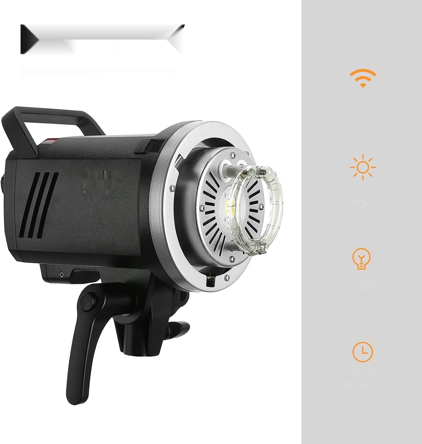 Godox MS200V 200W Lampa Błyskowa, GN53 5800K, 2.4G X, Bowens, 0,1-1,3s
