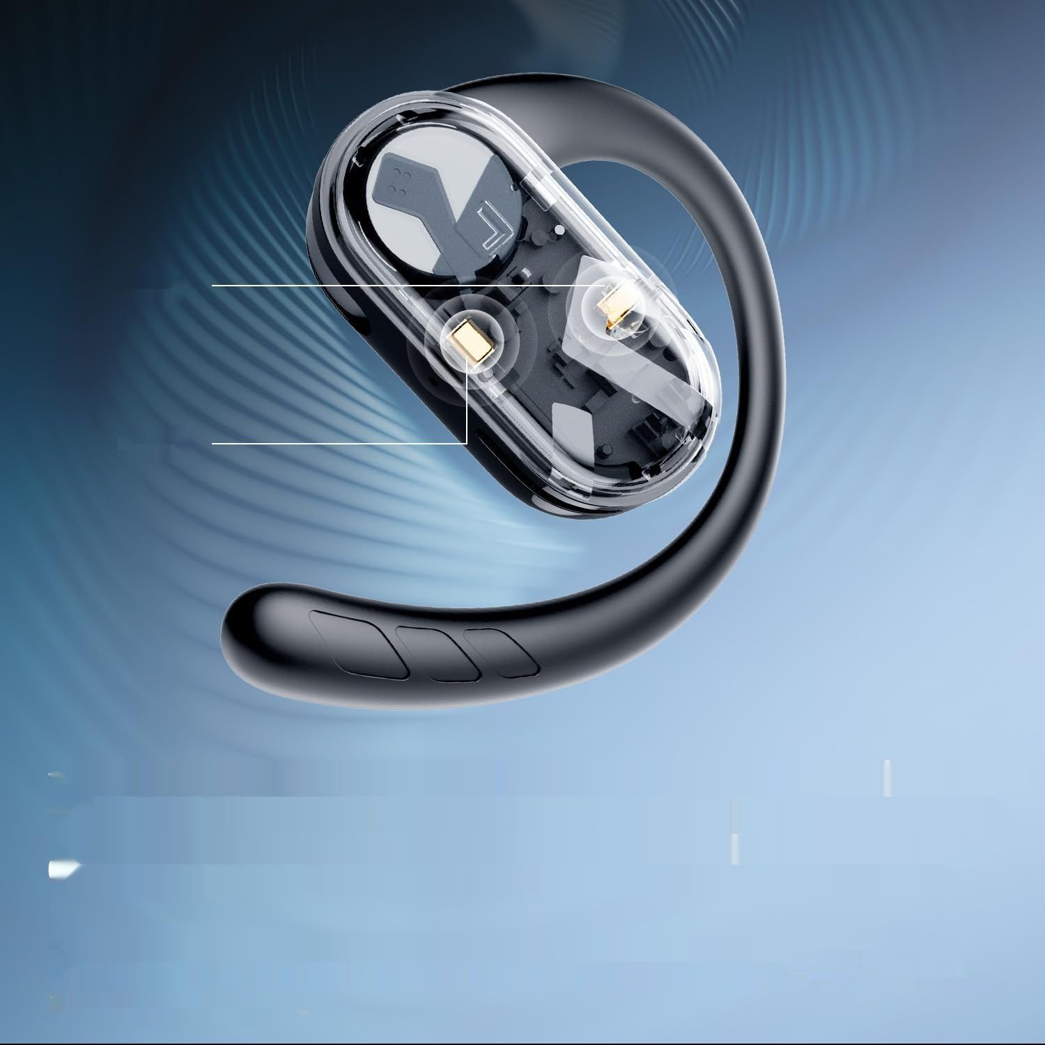SoundPEATS Breezy Open Ear Słuchawki Bluetooth 5.4, 40h pracy na baterii.