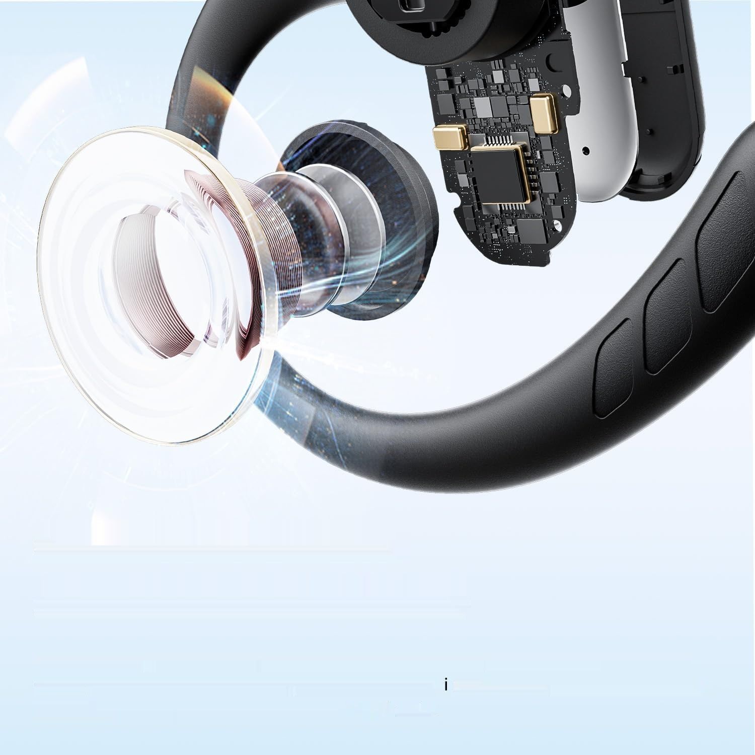 SoundPEATS Breezy Open Ear Słuchawki Bluetooth 5.4, 40h pracy na baterii.
