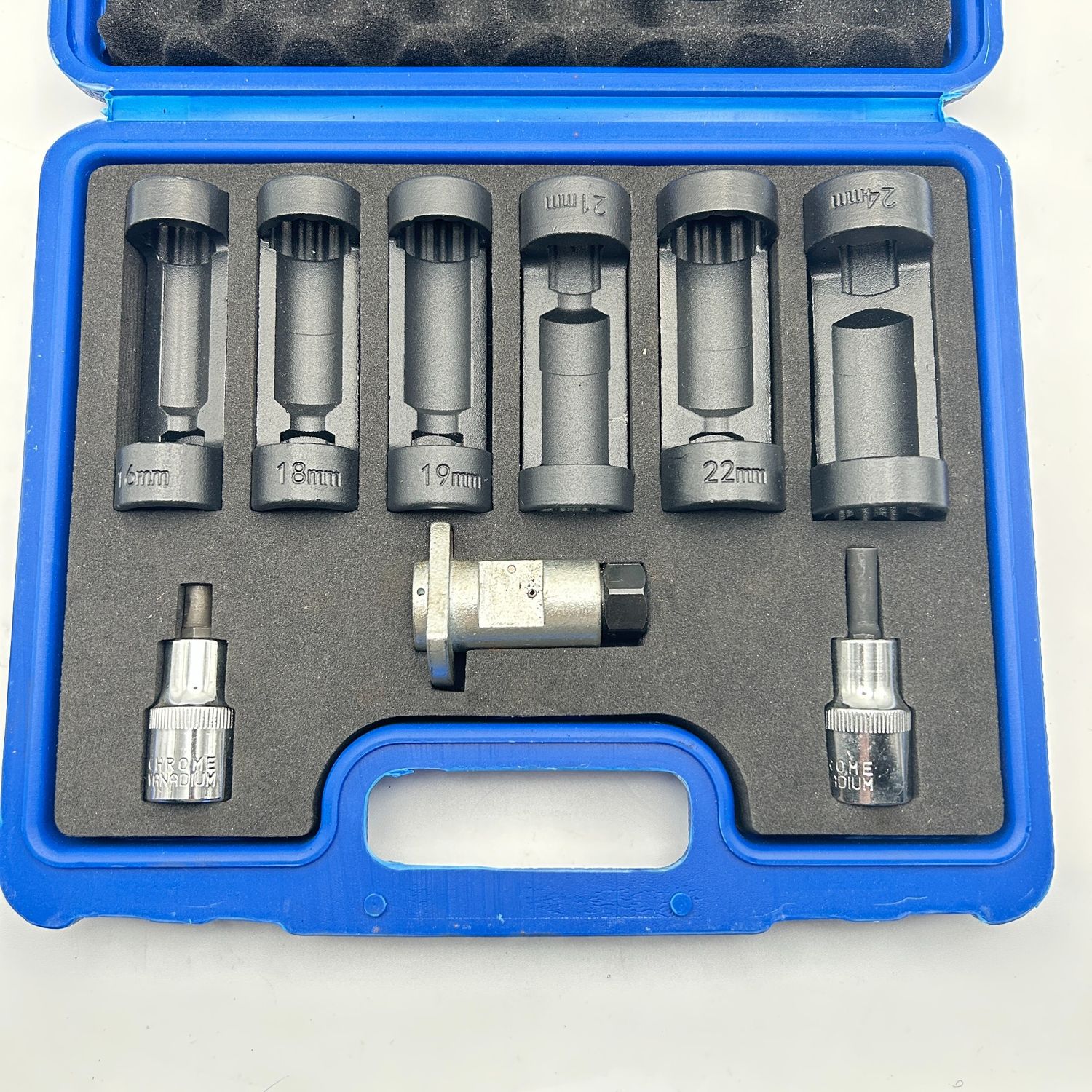 ZKTOOL Gniazdo nakrętki rozpórkowej 16-24 mm 12-punktowe 1/2&quot; 9 szt.