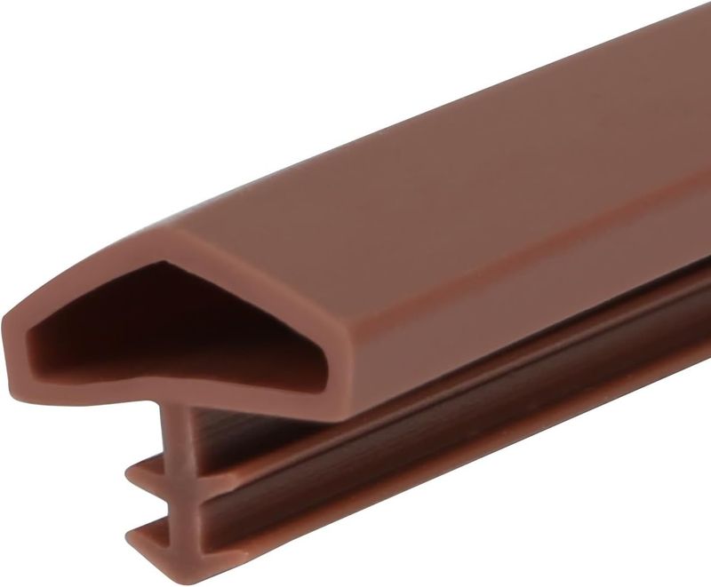 Uszczelka drzwiowa 30 m, samoprzylepna do drzwi, okien (brązowa)