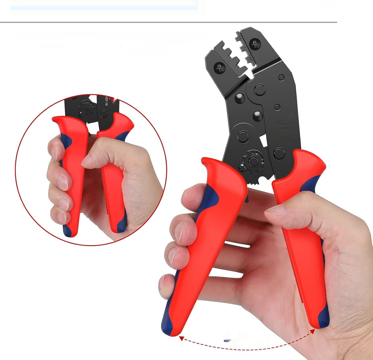 Zaciskarka TUBTAP z 300 narzędziami do konektorów 0,5-1,5 mm² (AWG 22-16)