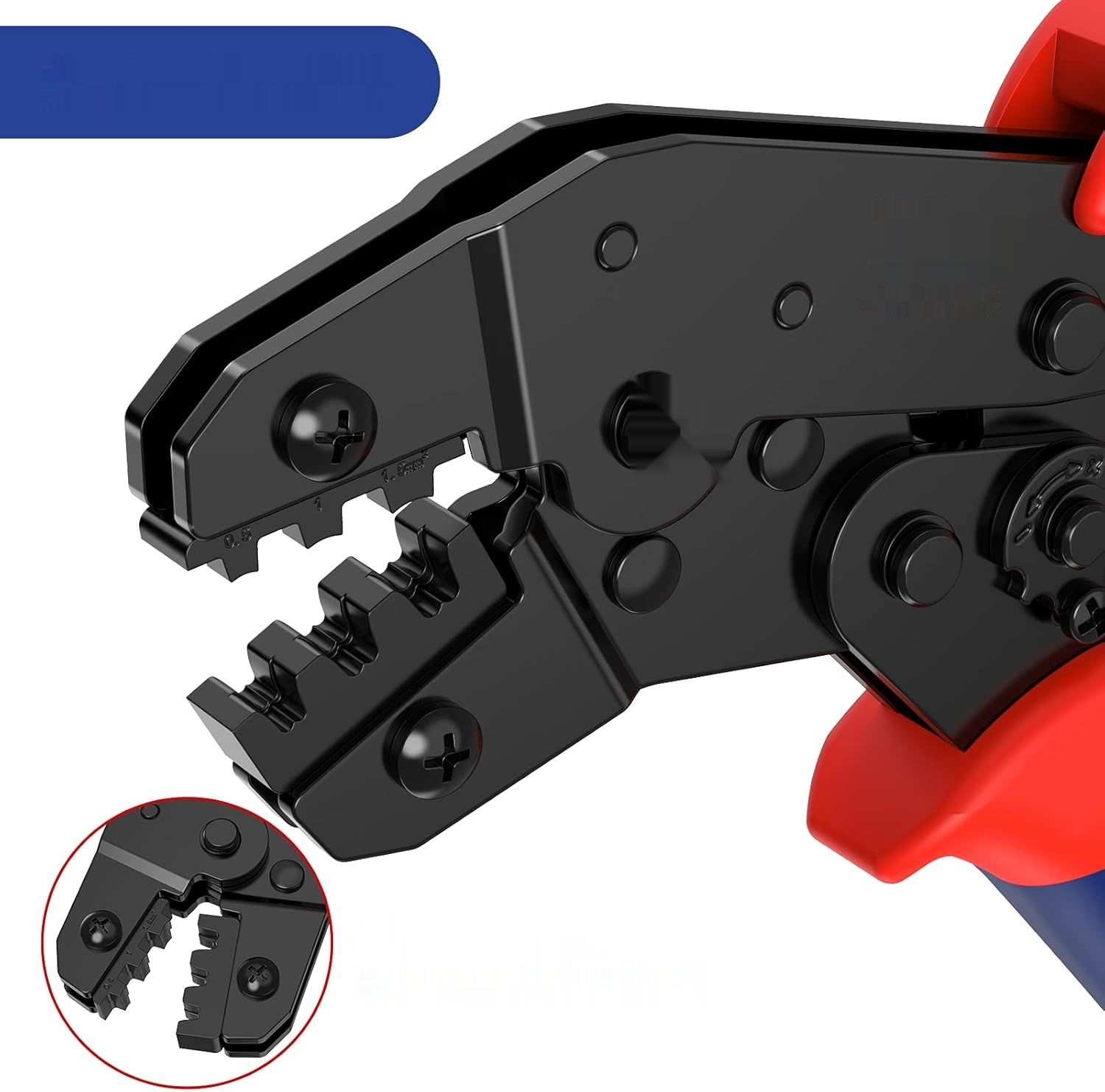 Zaciskarka TUBTAP z 300 narzędziami do konektorów 0,5-1,5 mm² (AWG 22-16)