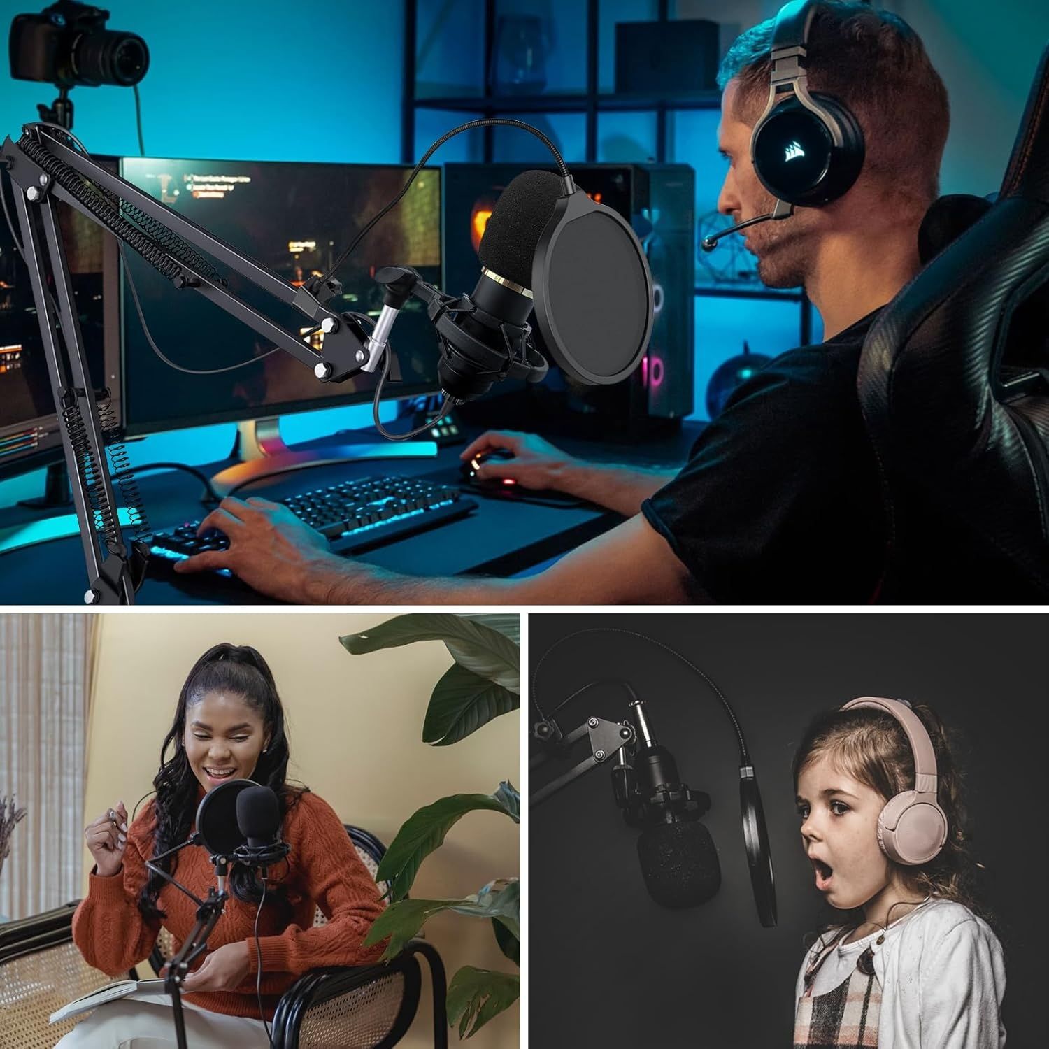 Zestaw do podcastowy Rubehoow: interfejs audio, mikser DJ, mikrofon BM-800.